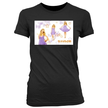 Taylor Swift Women's Junior Cut Crewneck T-Shirt