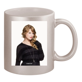 Taylor Swift 11oz Metallic Silver Mug