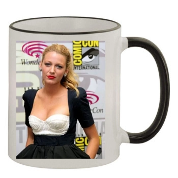 Blake Lively 11oz Colored Rim & Handle Mug