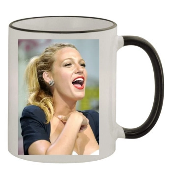 Blake Lively 11oz Colored Rim & Handle Mug