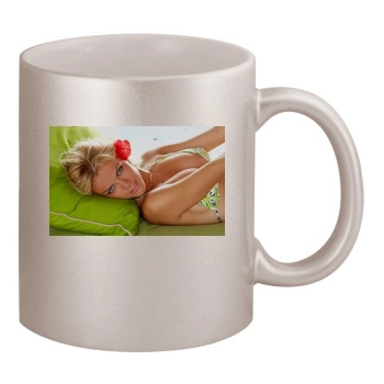 Brooklyn Decker 11oz Metallic Silver Mug