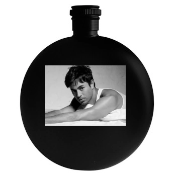 Enrique Iglesias Round Flask