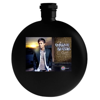 Enrique Iglesias Round Flask