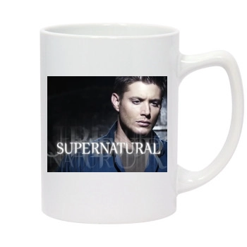 Jensen Ackles 14oz White Statesman Mug