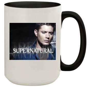 Jensen Ackles 15oz Colored Inner & Handle Mug