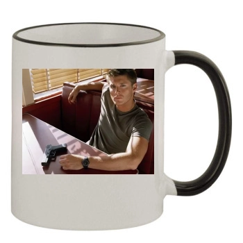 Jensen Ackles 11oz Colored Rim & Handle Mug