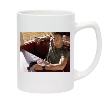 Jensen Ackles 14oz White Statesman Mug