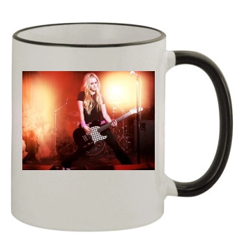 Avril Lavigne 11oz Colored Rim & Handle Mug