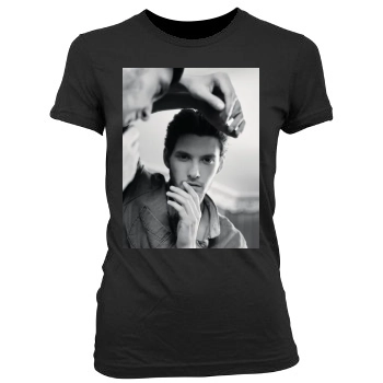 Ben Barnes Women's Junior Cut Crewneck T-Shirt