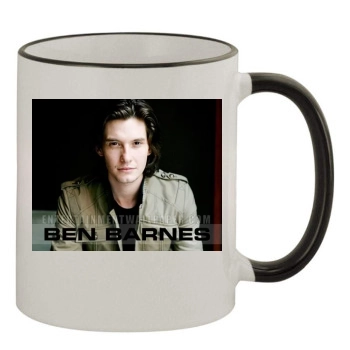 Ben Barnes 11oz Colored Rim & Handle Mug