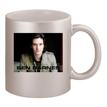 Ben Barnes 11oz Metallic Silver Mug