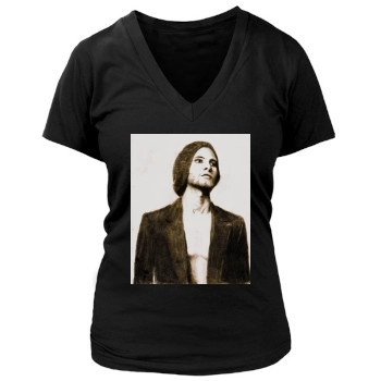 Ben Barnes Women's Deep V-Neck TShirt