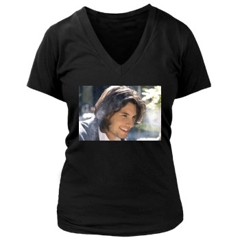 Ben Barnes Women's Deep V-Neck TShirt