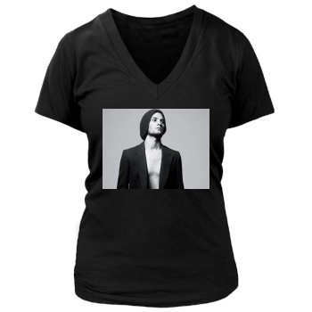 Ben Barnes Women's Deep V-Neck TShirt