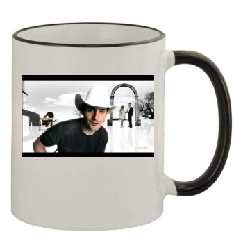 Brad Paisley 11oz Colored Rim & Handle Mug