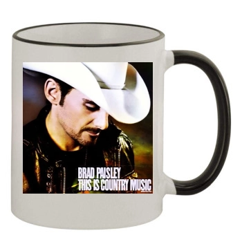 Brad Paisley 11oz Colored Rim & Handle Mug