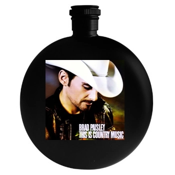 Brad Paisley Round Flask