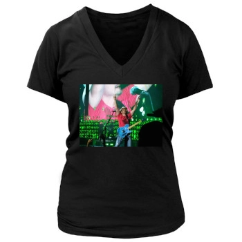 Brad Paisley Women's Deep V-Neck TShirt