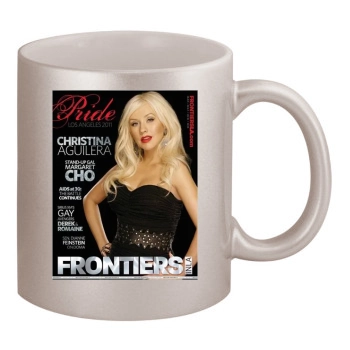 Christina Aguilera 11oz Metallic Silver Mug