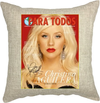 Christina Aguilera Pillow