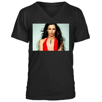 Famke Janssen Men's V-Neck T-Shirt