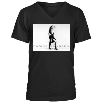 Famke Janssen Men's V-Neck T-Shirt