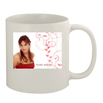 Famke Janssen 11oz White Mug