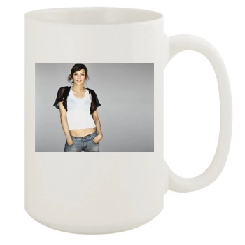 Famke Janssen 15oz White Mug