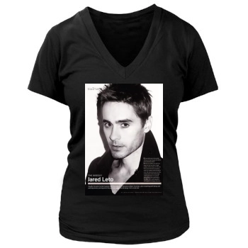 Jared Leto Women's Deep V-Neck TShirt