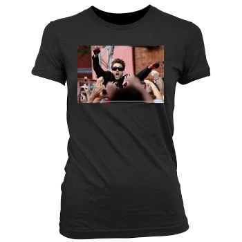 Jared Leto Women's Junior Cut Crewneck T-Shirt