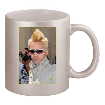 Jared Leto 11oz Metallic Silver Mug