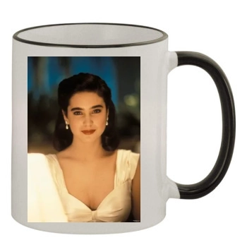 Jennifer Connelly 11oz Colored Rim & Handle Mug