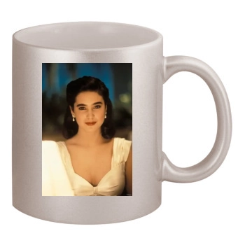 Jennifer Connelly 11oz Metallic Silver Mug