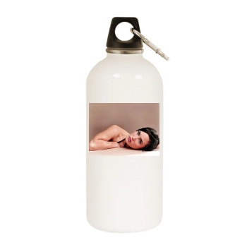 Jennifer Connelly White Water Bottle With Carabiner