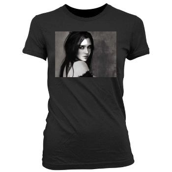 Jennifer Connelly Women's Junior Cut Crewneck T-Shirt