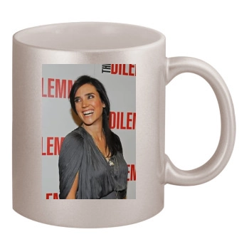 Jennifer Connelly 11oz Metallic Silver Mug