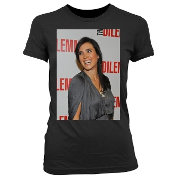 Jennifer Connelly Women's Junior Cut Crewneck T-Shirt