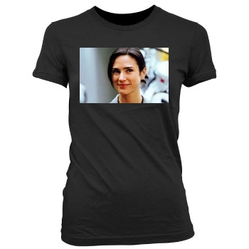 Jennifer Connelly Women's Junior Cut Crewneck T-Shirt