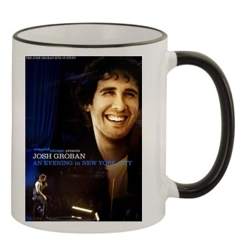 Josh Groban 11oz Colored Rim & Handle Mug