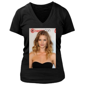 Rosie Huntington-Whiteley Women's Deep V-Neck TShirt