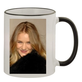 Rosie Huntington-Whiteley 11oz Colored Rim & Handle Mug