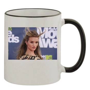 Rosie Huntington-Whiteley 11oz Colored Rim & Handle Mug