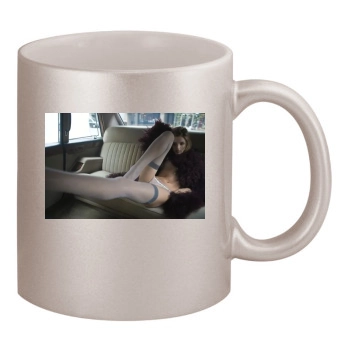 Rosie Huntington-Whiteley 11oz Metallic Silver Mug