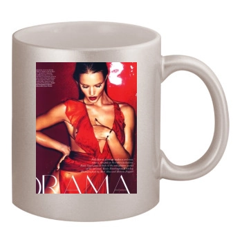 Rosie Huntington-Whiteley 11oz Metallic Silver Mug