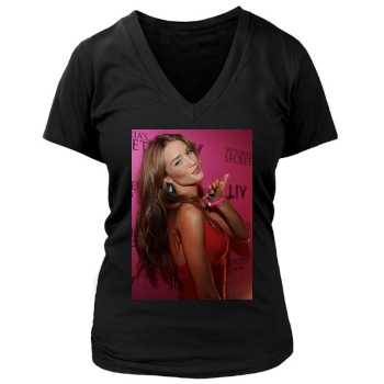 Rosie Huntington-Whiteley Women's Deep V-Neck TShirt