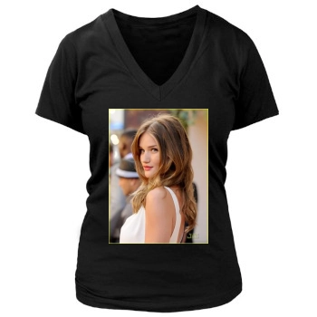 Rosie Huntington-Whiteley Women's Deep V-Neck TShirt