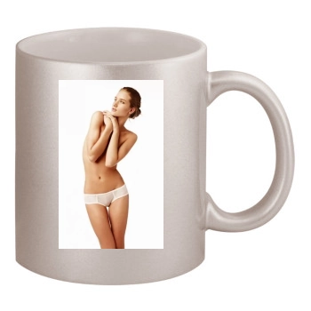 Rosie Huntington-Whiteley 11oz Metallic Silver Mug