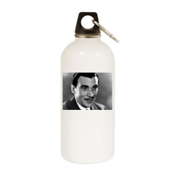 Walter Pidgeon White Water Bottle With Carabiner