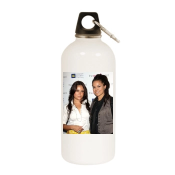 Whitney Mixter White Water Bottle With Carabiner