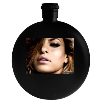 Eva Mendes Round Flask